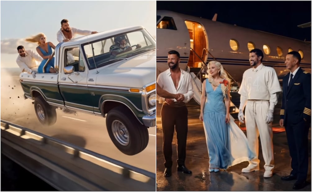 El video incluyó también a artistas como Michael Jackson, Lady Gaga, Ricky Martin y Daddy Yankee. Foto: Instagram @contenuti_ai