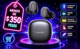 Audífonos inalámbricos UGREEN con descuento de locura en Amazon México; cómpralos por menos de 350 pesos
