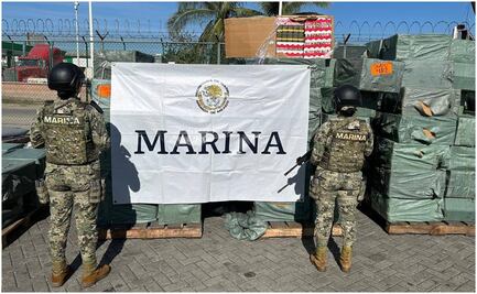 Marina asegura  más de 240 mil cajetillas de cigarros apócrifos en el puerto de Manzanillo; el valor de la mercancía asciende a 19 mdp