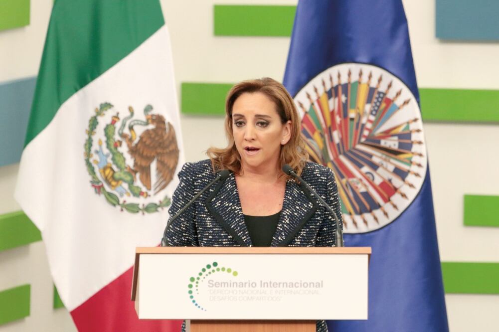 Claudia Ruiz Massieu dice que se tienen diagnósticos de la situación que guarda el respeto a los derechos humanos en el país (ARCHIVO EL UNIVERSAL)