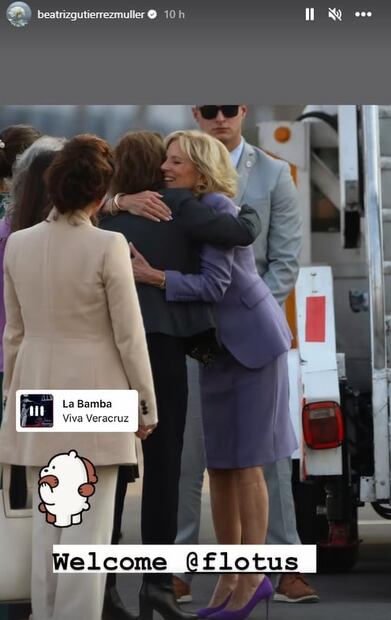 Las fotos y videos de Jill Biden con Beatriz Gutiérrez Müller y en la Basílica de Guadalupe