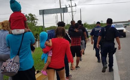Detienen a 57 migrantes en Veracruz; suman 127 en últimos días