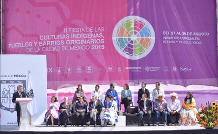Inauguran Fiesta de las Culturas Indígenas