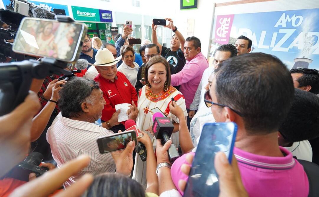 Xóchitl Gálvez de visita en Campeche / Foto: Especial