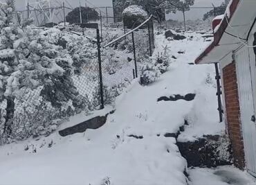 Zonas altas de la CDMX se pintan de blanco este fin de semana por llegada del frente frío 35