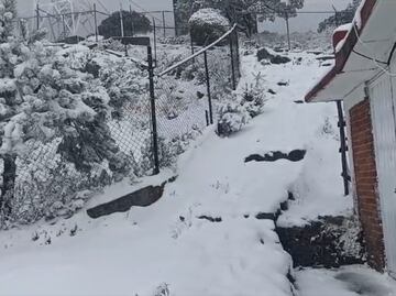 Zonas altas de la CDMX se pintan de blanco este fin de semana por llegada del frente frío 35