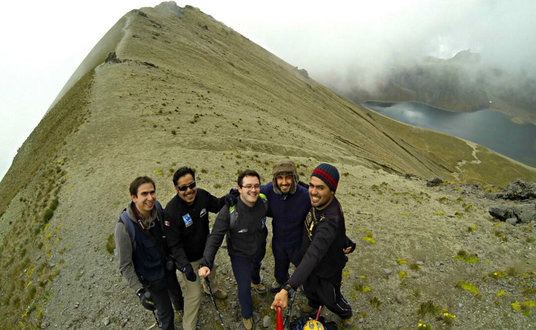 Ascenso al Nevado de Toluca en compañía de un alpinista profesional. (Foto: Cortesía HG México)