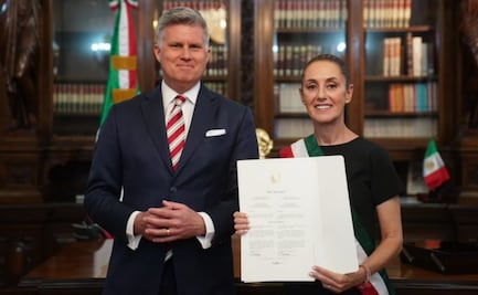 Cameron MacKay presenta cartas credenciales a Sheinbaum como embajador de Canadá en México; reitera compromiso de profundizar diálogo