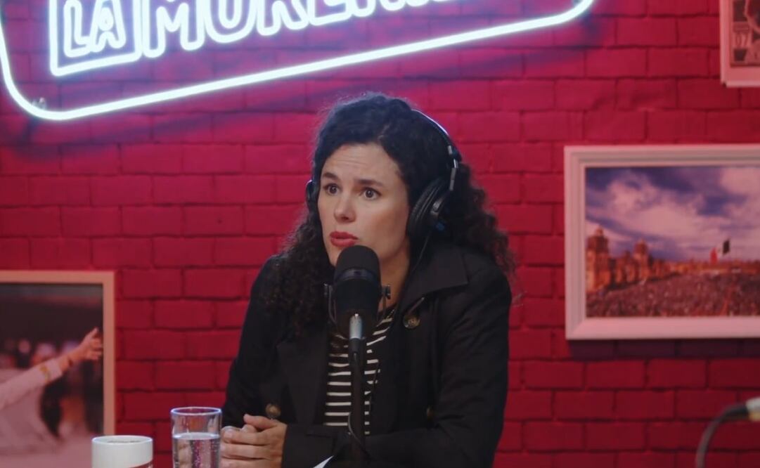 Luisa María Alcalde durante el podcast La Moreniza de este jueves 13 de noviembre de 2025. Foto: Captura