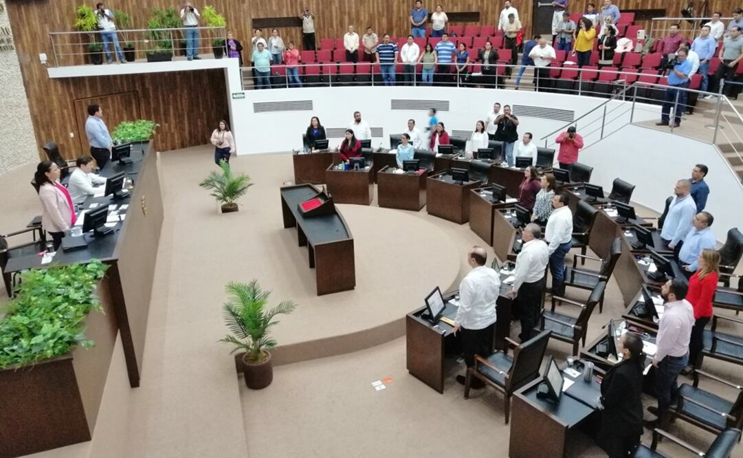 Sesión del pasado 30 de diciembre del Congreso de Yucatán (TOMADA DE @CongresoYucatan)