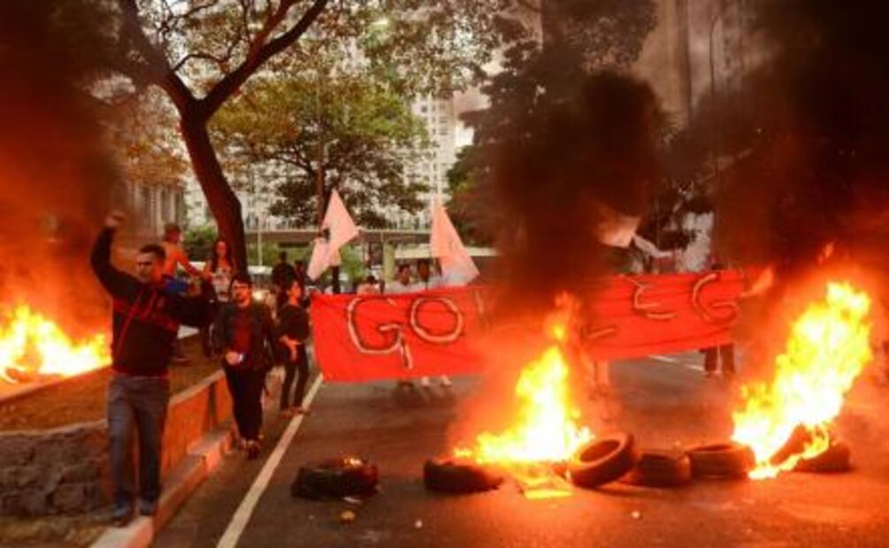 Brasil: Violentas protestas contra juicio a Rousseff