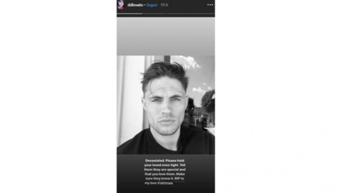 Demi Lovato lamenta muerte de amigo por sobredosis