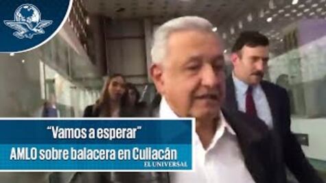 Gabinete de Seguridad informará sobre situación en Culiacán