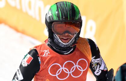 Rodolfo Dickson, esquiador mexicano termina en el lugar 55