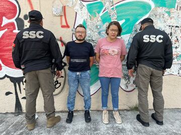 Detienen a pareja involucrada en robo de autopartes en la GAM; les hallaron paquete con la leyenda "fentanilo"