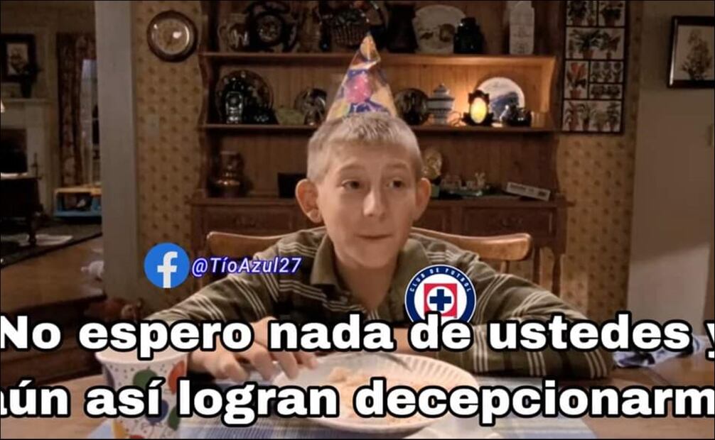 Los mejores memes de la derrota del Cruz Azul / Foto: Especiales