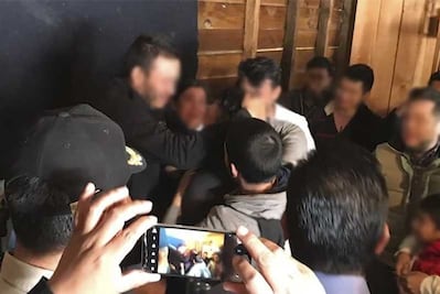 Rescatan a 22 migrantes plagiados en Chiapas