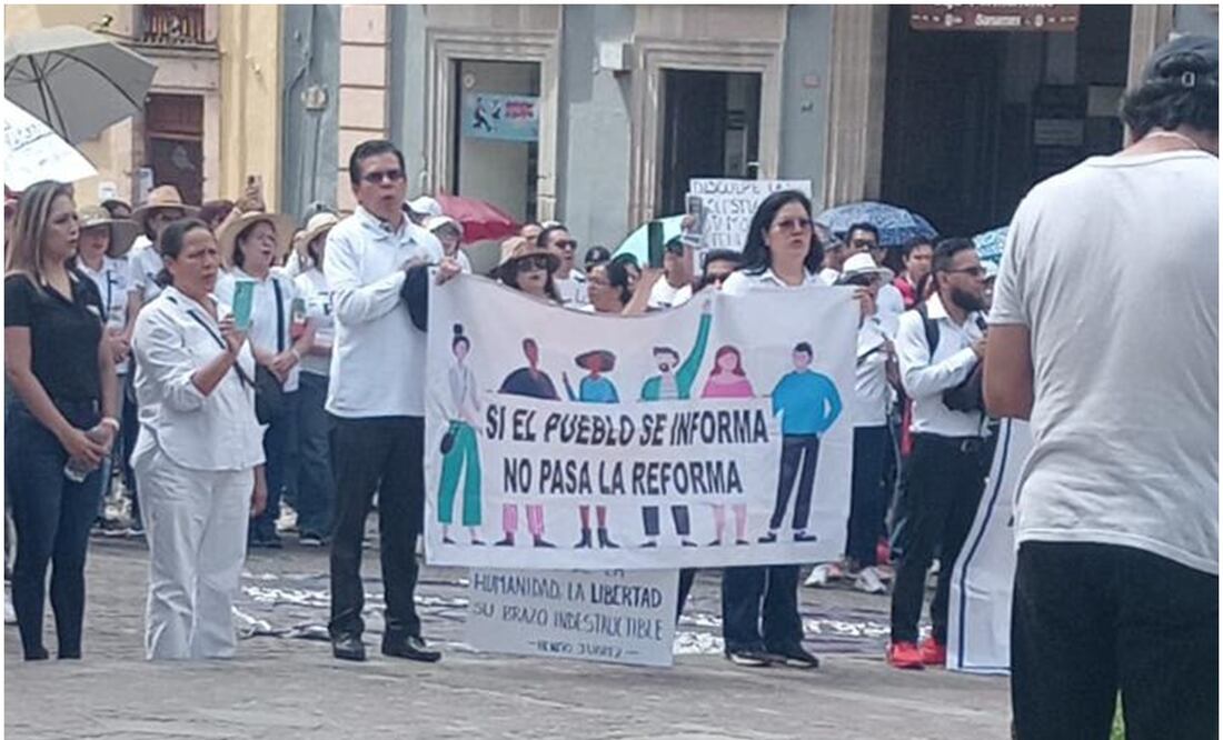 Siguen manifestaciones en los estados contra Reforma Judicial propuesta por AMLO. Foto: Especial