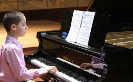 Niño pianista regresa a Bellas Artes