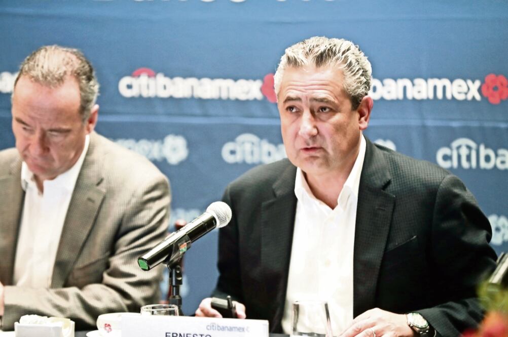 Ernesto Torres Cantú, director general de Grupo Financiero CitiBanamex, destaca que en el periodo de enero a junio de este año, la utilidad del banco creció 14%, con ingresos superiores a 11 mil 751 millones de pesos. (ALEJANDRA LEYVA. EL UNIVERSAL)