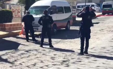 Matan a chofer de combi en base de transporte público de Ecatepec