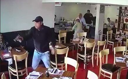 Captan en video asalto a comensal en restaurante de sushi en Tlalpan 