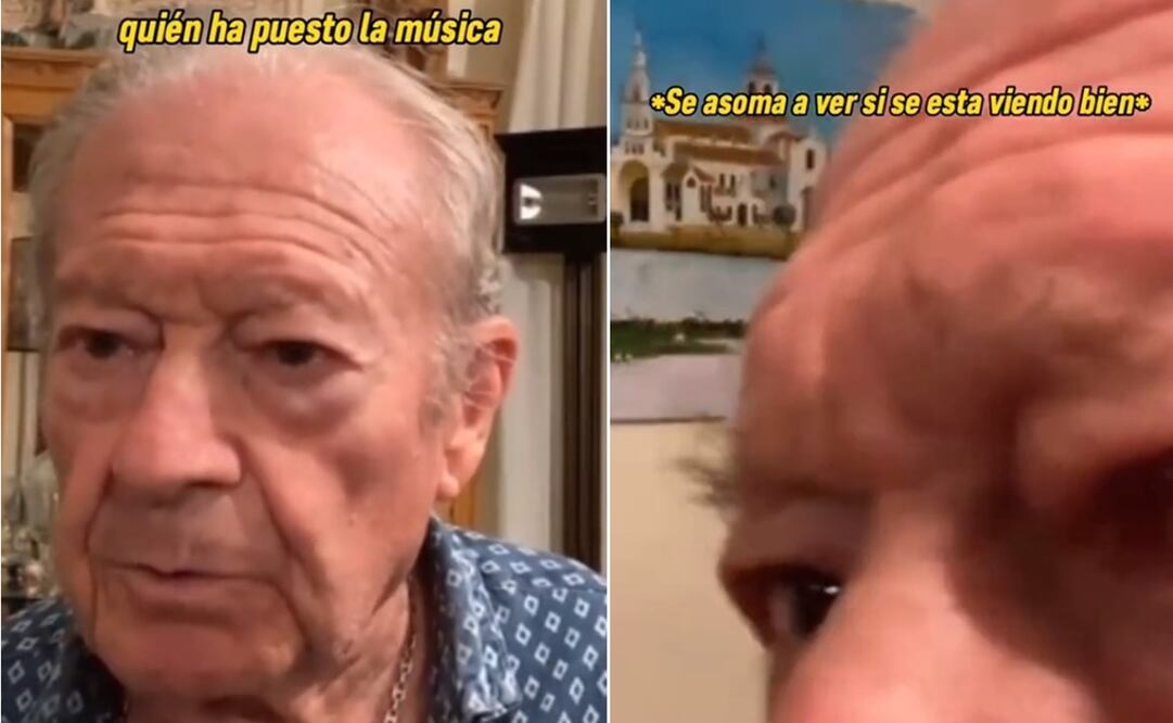 ¡Lo logró! Abuelito se hace viral en su primera transmisión “En Vivo” de TikTok. Foto: Captura de video @juankigolfer