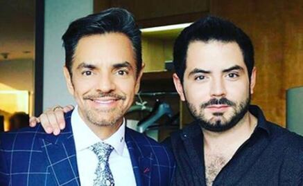 Eugenio Derbez corta a Victoria Ruffo en foto y lo critican 