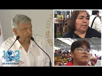 Familiares de mineros muertos en Pasta de Conchos piden justicia a AMLO