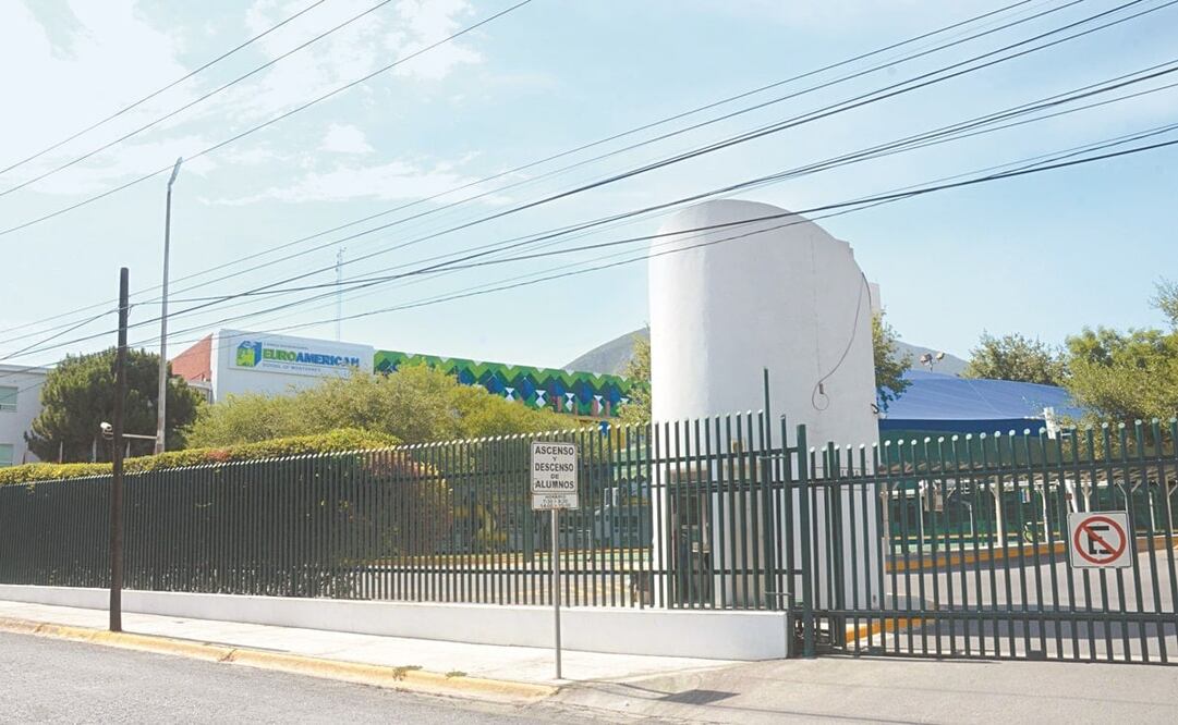 En el plantel Valle del Colegio Euroamericano de Monterrey se registró un contagio de Covid-19. Foto: Emilio Vásquez. El Universal