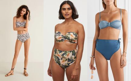 Bikinis de tiro alto para que luzcas perfecta este verano