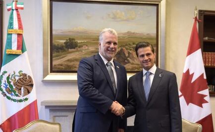 EPN meets the Prime Minister of Quebec