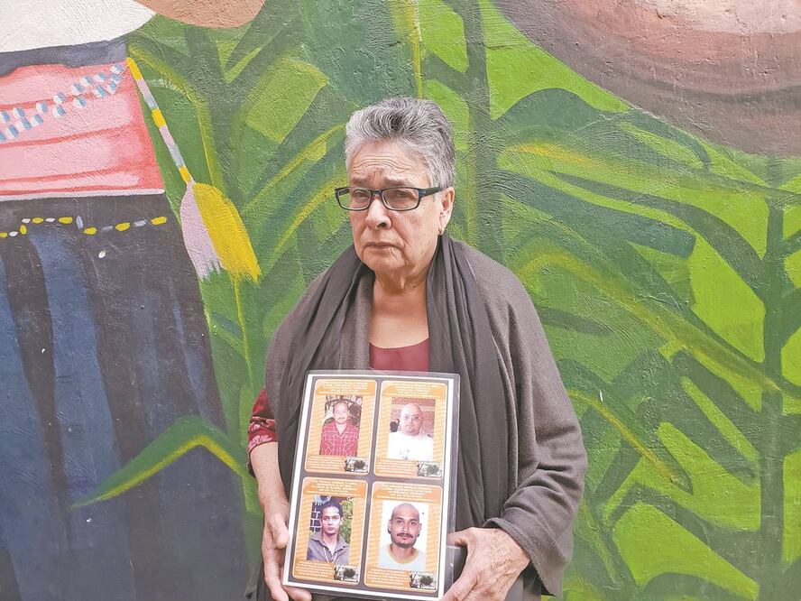 María Herrera, de Michoacán, se ha dedicado en cuerpo y alma a buscar a cuatro hijos, pero los resultados han sido infructuosos. Foto/ALEXIS ORTIZ. EL UNIVERSAL