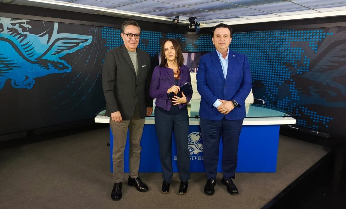 David Aponte, Maite Azuela y Juan José Sierra Álvarez en Con los de Casa. Foto: Diego Prado/ EL UNIVERSAL