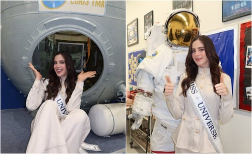 Se le acaba el reinado a Fátima Bosch y, en su estancia en la NASA le dicen: "sé Miss Universo para siempre"