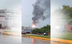 Pemex mantiene labores de enfriamiento en terminal marítima de Pajaritos tras incendio; descarta riesgos para la población