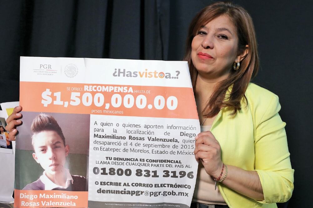 Diego desapareció a la edad de 16 años. Sus familia recibió una llamada pidiendo un rescate. Lo pagaron, pero él nunca volvió. Cuatro meses después se sumó a la lista de desaparecidos. Foto: JUAN BOITES/EL UNIVERSAL