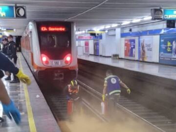 Conductor del Metro es arrollado por tren en estación General Anaya de Línea 2