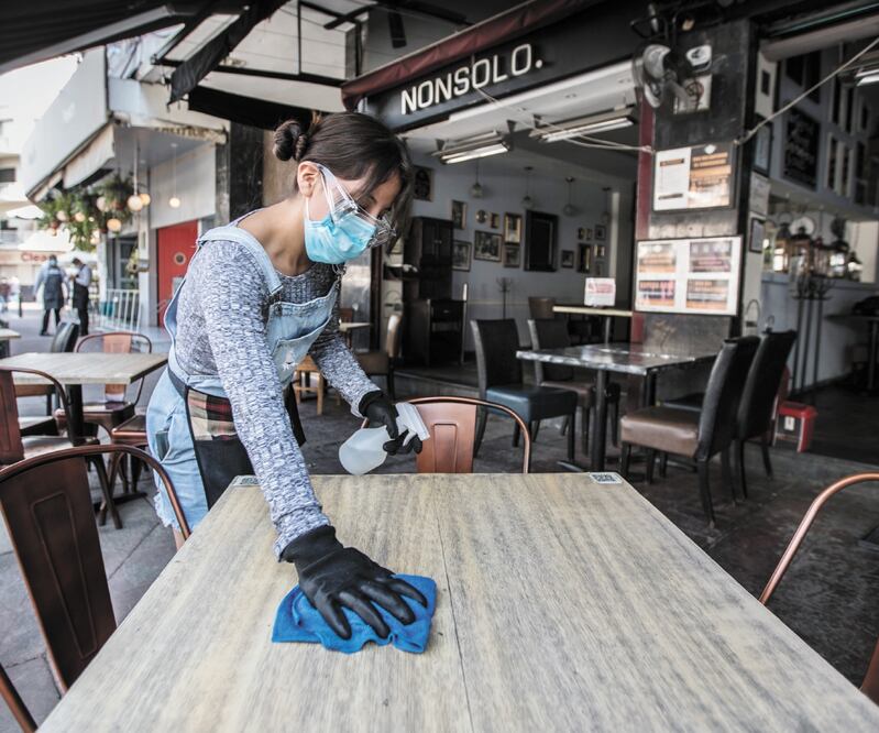 Los restaurantes tendrán apoyos por ser de los sectores más afectados. GERMÁN ESPINOSA. EL UNIVERSAL