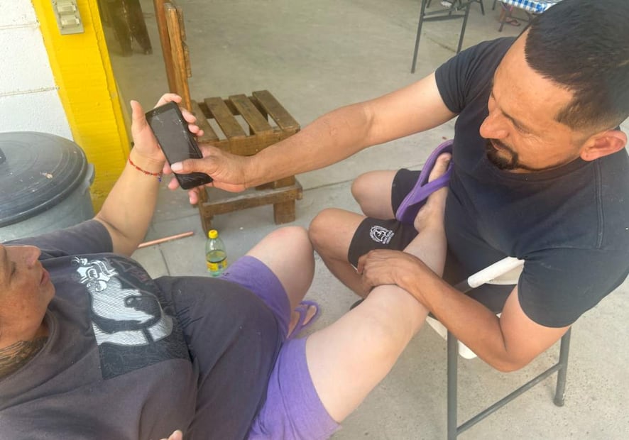 Heidy, de 36 años, tenía tres semanas de embarazo cuando la arrestaron. Foto: Francisco Rodríguez / EL UNIVERSAL