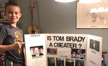 Niño gana concurso con proyecto que denuncia trampas de Brady