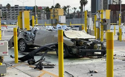Hombre fallece al estrellar su auto y atropellar a cinco personas en Garita de San Ysidro