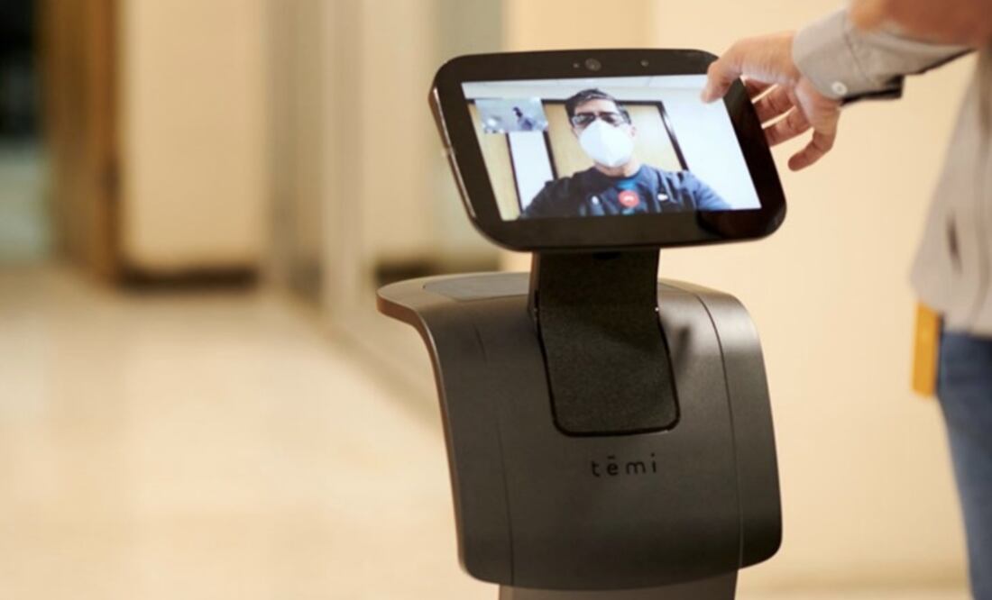 The robot can help in the timely treatment of patients with COVID-19 - Photo: Taken from Ternium's Twitter account