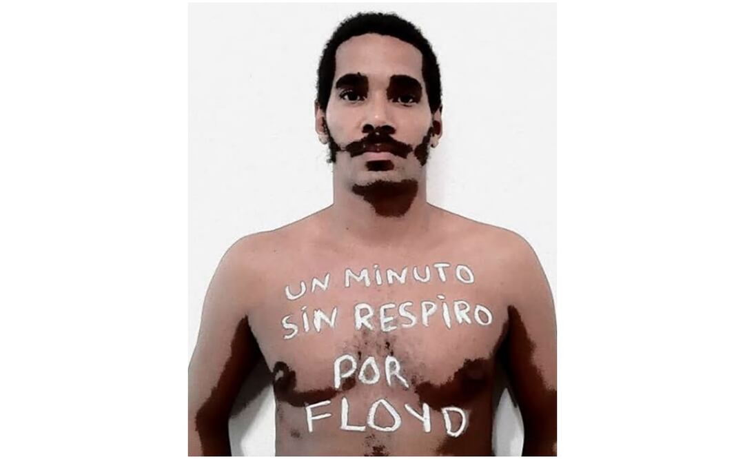 Obra de Luis Manuel Otero Alcántara, un activo opositor detenido en varias ocasiones por su obra crítica hacia el Gobierno. Foto: @mov_sanisidro