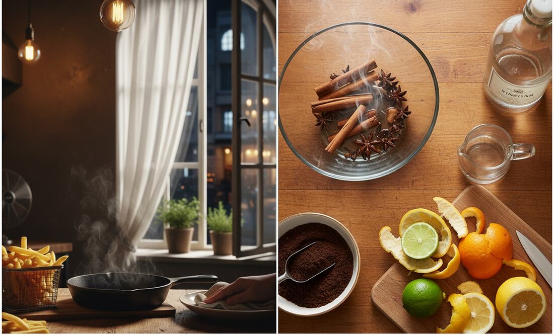 ¿Cómo eliminar el olor a frituras en casa? conoce los trucos eficaces