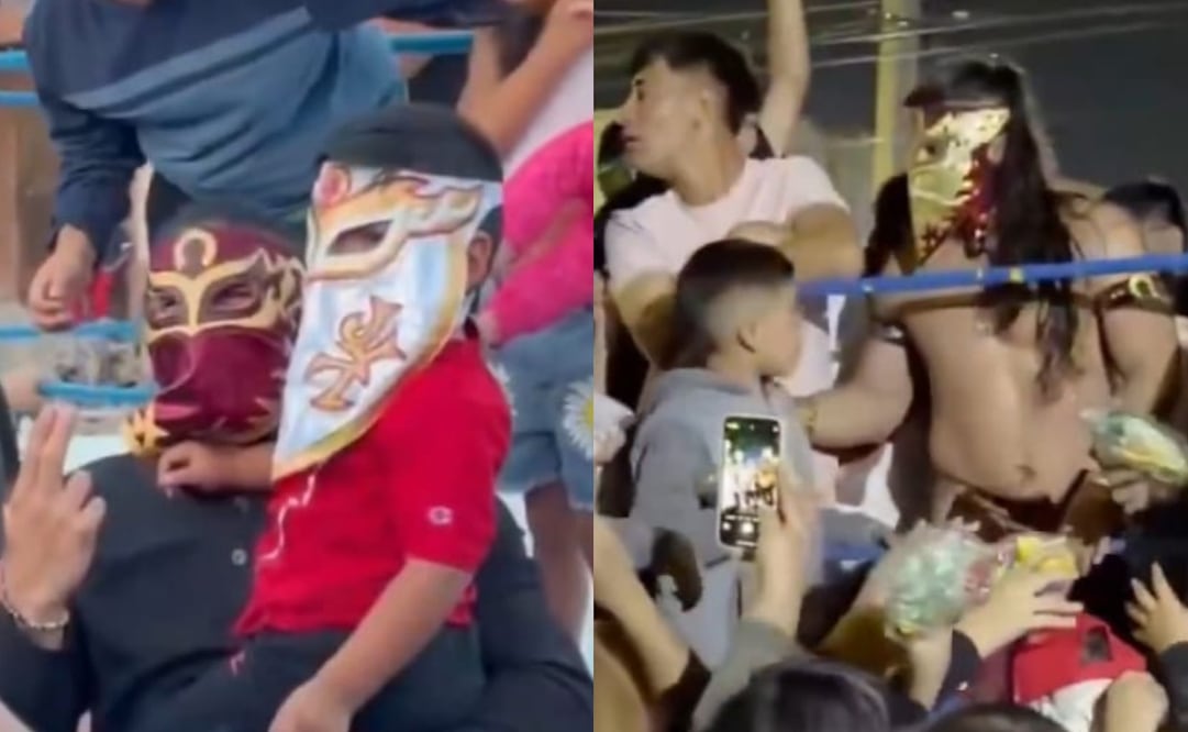 FOTO: ESPECIAL - Bandido, estrella mexicana en Estados Unidos, sorprendió a niños de Torreón con juguetes