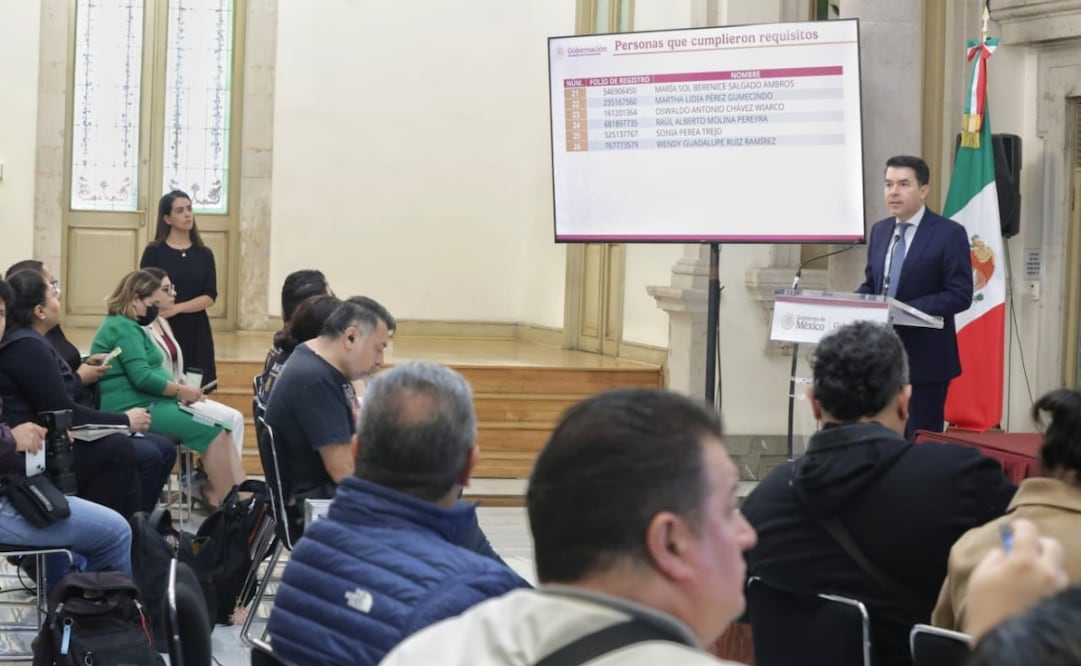 Presentación de perfiles para la Comisión Nacional de Búsqueda. Foto: Fernanda Rojas / EL UNIVERSAL