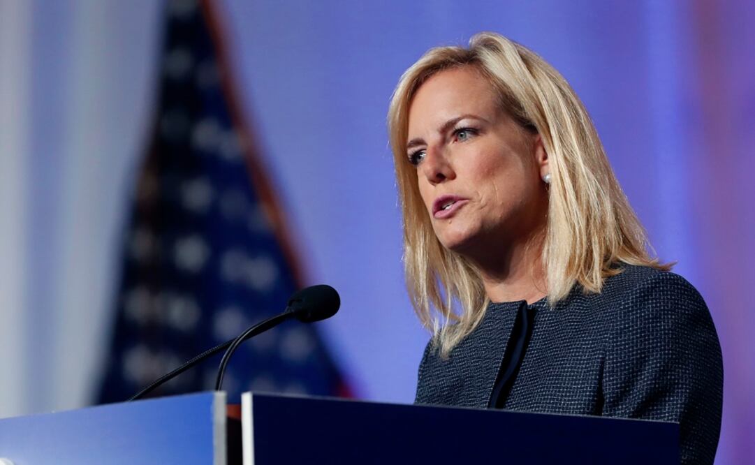 La secretaria de Seguridad Nacional de Estados Unidos, Kirstjen Nielsen, aseguró que el Gobierno estadounidense no pedirá perdón por las familias de migrantes separados (Foto: AP)