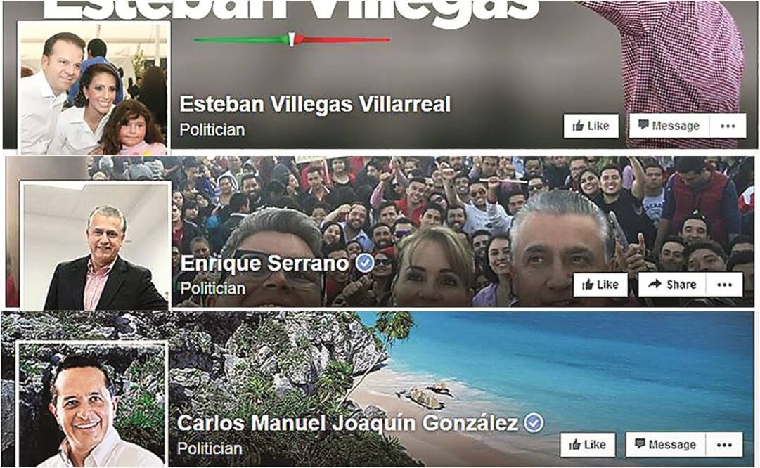 Las eleccione en 2016 nos traerán un nuevo reto electoral a través de las plataformas digitales (IMÁGENES TOMADAS DE FACEBOOK)