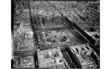 La ciudad del siglo XX desde el aire, en el Franz Mayer